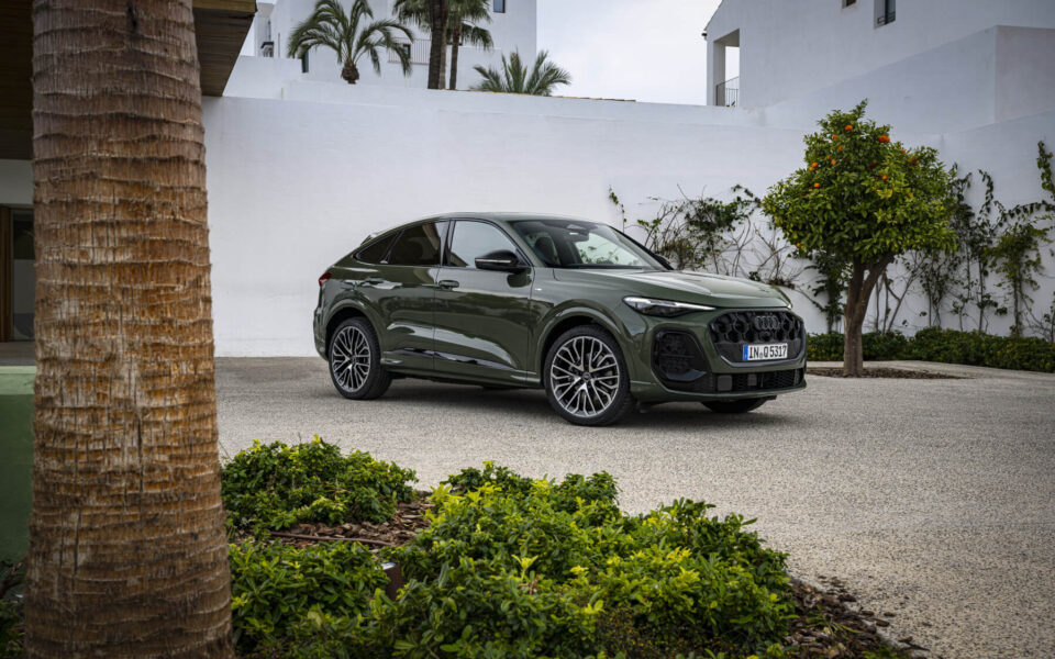 Huur de Audi Q5 voorzijde exterieur Huur de Audi Q5 voorzijde exterieur