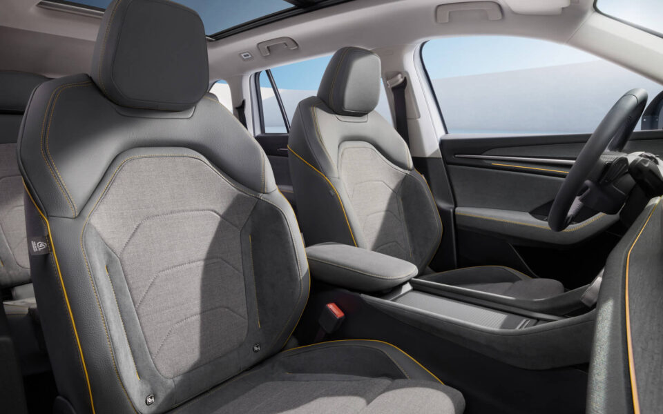 Skoda Kodiaq huren interieur voorzijde