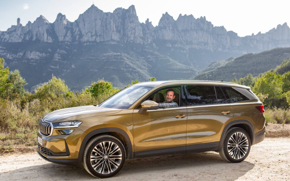 Skoda Kodiaq huren voorzijde exterieur