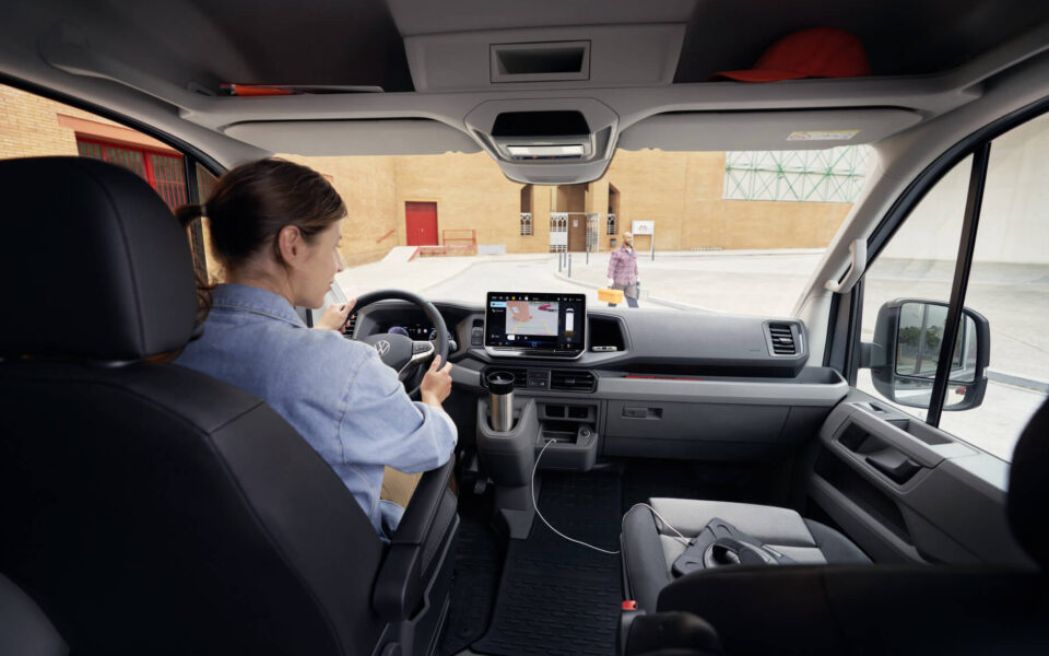 Volkswagen Crafter huren infotainmentsystem